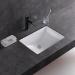 Meje 202f - 1 vasque salle de bain - céramique 53. 09 cm - rectangulaire - blanc Meje 202f - 1 vasque salle de bain - céramique 53. 09 cm - rectangulaire - blanc