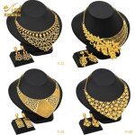 Ensemble de bijoux - mélanger - plaqué or - collier et boucles doreilles - femme - doré Ensemble de bijoux - mélanger - plaqué or - collier et boucles doreilles - femme - doré