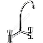 M�langeur 2 trous lavabo entraxe variable de 100 �
