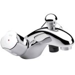 Robinet de bain - douche - roca - a5a0569c00 - bicommande monotrou - inverseur automatique - t�tes � ...