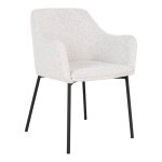 Melilla chaise de salle  manger blanc.