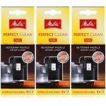 Melitta perfect clean lot de 3 tablettes de nettoyage pour machines  expresso 4 x 18 g 150