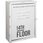 Boite � cl�s - 30 x 235 cm - fer - blanc