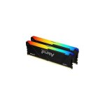 Mmoire ram - kingston - fury beast - rgb - 32 go (2 x 16 go) - ddr4 - 3200 mhz cl16 - (kf432c16bb2ak2 ...