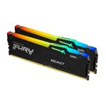 Mémoire vive ddr5 kingston fury beast rgb expo - 32go 6400mt / s cl32 dimm kit of 2 Mémoire vive ddr5 kingston fury beast rgb expo - 32go 6400mt / s cl32 dimm kit of 2