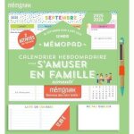 Mémopad calendrier hebdomadaire bloc aimanté pour samuser en famille. edition 2025 - 2026 Mémopad calendrier hebdomadaire bloc aimanté pour samuser en famille. edition 2025 - 2026