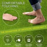 Men gazon synthétique artificiel set de 10 dalles carreaux 30x30cm confort vert 92431 Men gazon synthétique artificiel set de 10 dalles carreaux 30x30cm confort vert 92431
