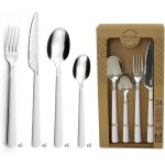 M�nag�re 24 couverts - trahoo - pour 6 personnes - acier inoxydable 18 / 0 - manche en abs color� - lames ...