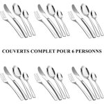 M�nag�re - elegant life - 24 pi�ces en acier inoxydable - pour 6 personnes