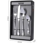 Ménagère 24 pièces couverts de 6 personnes en acier inoxydable argente Ménagère 24 pièces couverts de 6 personnes en acier inoxydable argente