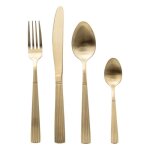 Mnagre 24 pices inox tamara 27cm champagne