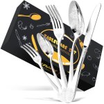 M�nag�re 60 pi�ces en acier inoxydable - suteo - 12 personnes - argent - passe au lave - vaisselle