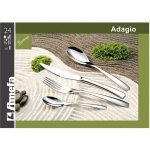 Mnagre adagio 24 pices - amefa - gris - acier 18 / 0 - mtal