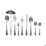Mnagre - home deco factory - ka4661 - 39 pices - inox bross gris - coffret h 27 x 85 x 37 cm