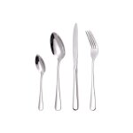 M�nag�re - inox - 24 pi�ces - acier inoxydable - compatible lave - vaisselle - argent