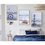 Mer phare paysage image d�coration toile peinture art imprimer affiches mur photo pour la d�coration ...