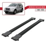 Pour mercedes m class (w163) 1998 - 2005 barres de toit fly modèle railing porte - bagages de voiture ... Pour mercedes m class (w163) 1998 - 2005 barres de toit fly modèle railing porte - bagages de voiture ...