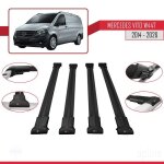 Compatible avec mercedes vito 3 (w447) 2014 - 2026 fly model barres de toit railing porte - bagages de ...