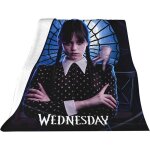 Mercredi addams couverture polaire en flanelle pour canapé 100x150cm(style 1) Mercredi addams couverture polaire en flanelle pour canapé 100x150cm(style 1)