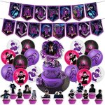 Mercredi addams kit de party décorations anniversaire accessoires décorations(style 3) Mercredi addams kit de party décorations anniversaire accessoires décorations(style 3)