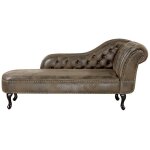 Mridienne chesterfield marron ct droit nimes