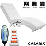 Mridienne london chaise longue d?intrieur design avec fonction de massage chauffage fauteuil relax ...
