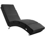 Mridienne london chaise de relaxation chaise longue d?intrieur design fauteuil relax salon anthracite ...