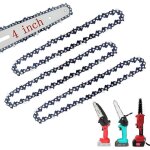Merous mini chaîne de tronçonneuse de 4 pouces - chaîne de tronçonneuse électrique sans fil en trois ... Merous mini chaîne de tronçonneuse de 4 pouces - chaîne de tronçonneuse électrique sans fil en trois ...