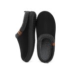 Merrimac chaussons homme noir 45 - 46 ? fourr�s sherpa mousse � m�moire semelle antid�rapante