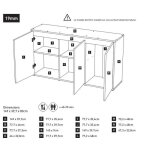 Meuble pour aquarium splendid 150 - aquatlantis noir