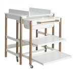 Meuble de bain quax smart white / naturel - quax - smart - bébé - blanc - bois - mixte Meuble de bain quax smart white / naturel - quax - smart - bébé - blanc - bois - mixte
