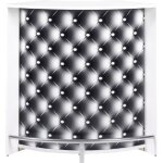 Meuble bar comptoir cuisine blanc 107 cm - capitons 911 - l 106. 9 x l 53. 3 x h 104. 8 cm Meuble bar comptoir cuisine blanc 107 cm - capitons 911 - l 106. 9 x l 53. 3 x h 104. 8 cm