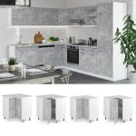 Meuble dangle r - line 75. 6cm sans pt b�ton / blanc vicco 30244