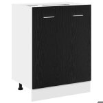 Meuble bas pour cuisine - best - home - meuble bas - ch�ne noir - 60x46x815cm - bois contreplaqu� 3 3250096 ...