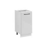 Meuble bas de cuisine - deconation - placard bas de cuisine frida - blanc - l 40 x h 81 x p 46 cm