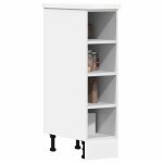 Meuble bas de cuisine - vidaxl - blanc - 20x445x815 cm - bois ding�nierie - capacit� totale 80 kg
