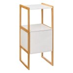 Meuble bas 1 porte blanc natureo 5five Meuble bas 1 porte blanc natureo 5five