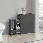 Meuble bas de salle de bain kihniö à 2 tiroirs gris foncé Meuble bas de salle de bain kihniö à 2 tiroirs gris foncé