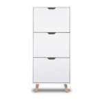 Meuble  chaussures - frankystar - frankystar - blanc - 3 tagres - style scandinave moderne