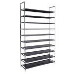 Meuble à chaussures de 10 niveaux Étagère à chaussures en tissu non tissé pour salon vestiaire entrée ... Meuble à chaussures de 10 niveaux Étagère à chaussures en tissu non tissé pour salon vestiaire entrée ...