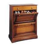 Meuble � chaussures - alsace - style louis philippe - faible encombrement