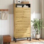 Meuble � chaussures etag�re � chaussures 3 abattants meuble entr�e armoire buffet de rangement pour couloir ...