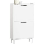 Meuble à chaussures fsr151 - w sobuy - 2 abattants ? blanc - 50x19x91 Meuble à chaussures fsr151 - w sobuy - 2 abattants ? blanc - 50x19x91