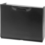 Meuble  chaussures plastique modulable gain despace 51x17x40cm noir u50 / 1n
