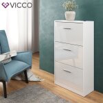 Vicco benne  chaussures gizmo blanc haute brillance 59 x 105 cm