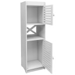 Meuble colonne de salle de bain - grus - blanche - rangement pour salle de bain - 20cm x 20cm x 75cm Meuble colonne de salle de bain - grus - blanche - rangement pour salle de bain - 20cm x 20cm x 75cm
