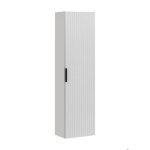 Meuble colonne suspendu de salle de bain adel blanc 35 x 140 cm