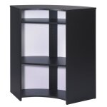 Meuble comptoir bar noir 3 niches repose - pieds métal 1069 x 1048 x 533 cm - blanc - l 106. 9 x l 53. ... Meuble comptoir bar noir 3 niches repose - pieds métal 1069 x 1048 x 533 cm - blanc - l 106. 9 x l 53. ...