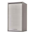 Meuble cuisine alu rideau chne noir ou blanc 2 tablettes l 40 h 72 p 35 cm - blanc - l 40 x l 35 x h ...