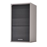 Meuble cuisine alu rideau chne noir ou blanc 2 tablettes l 40 h 72 p 35 cm - noir - l 40 x l 35 x h ...